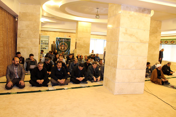 برگزاری مراسم ویژه فرارسیدن اربعین حسینی در نمازخانه شرکت برق منطقه ای آذربایجان
